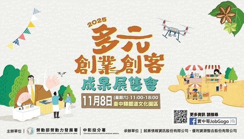 2025多元創業創客成果展售會海報