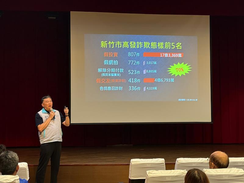 警察局秉持「防詐無死角」目標,深入各地進行防詐宣導。