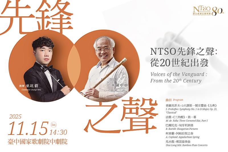 NTSO《先鋒之聲》馬水龍逝世10週年紀念演出 陳中申再現經典名作