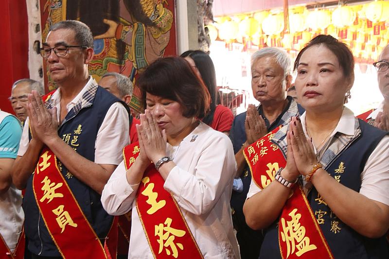 黃敏惠市長祈求國泰民安