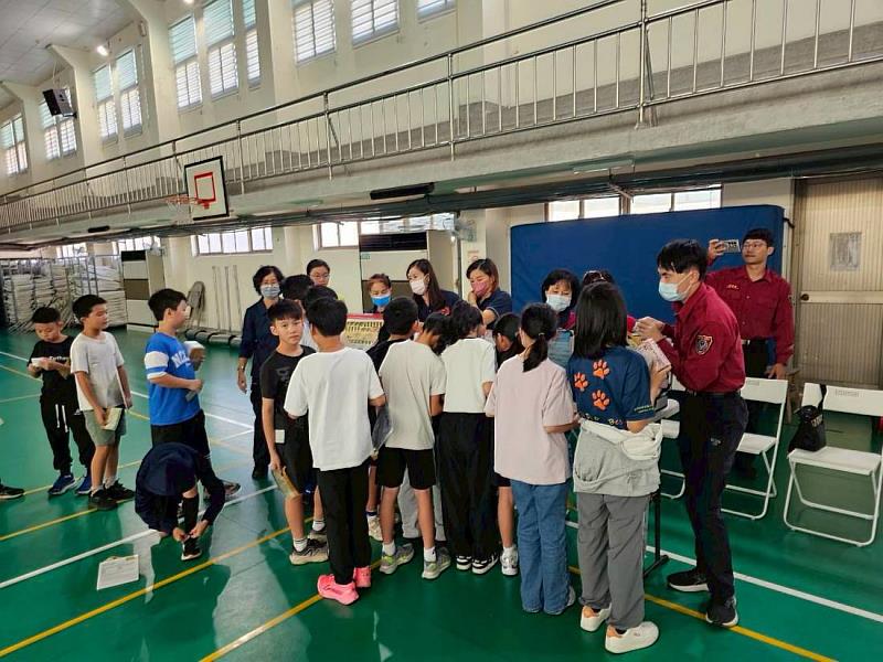 金門縣消防局宣導攤位