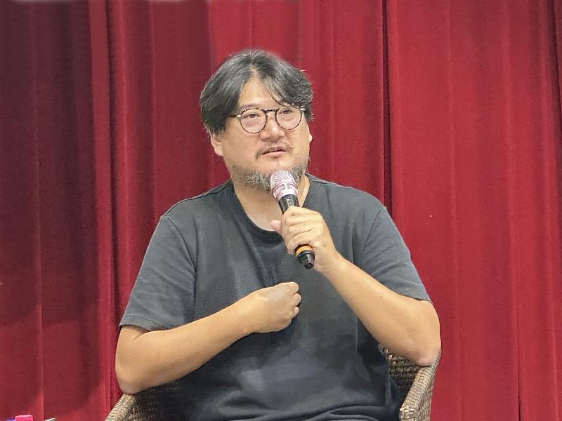 導演孫介珩學長勉勵學弟妹：勇於嘗試，善用校內課程與資源，從小型影像練習開始累積實力。