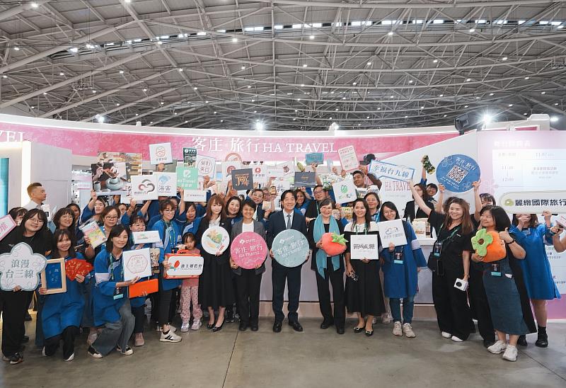 台北國際旅展盛大開幕 賴總統：成立「國家隊」帶動台灣經濟