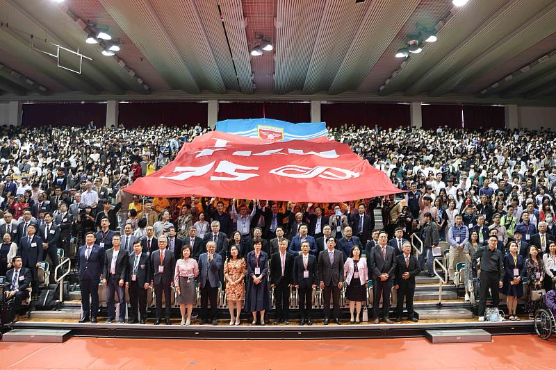 淡江大學11月8日舉辦慶祝大會，歡慶創校75週年。（圖／淡江大學提供）