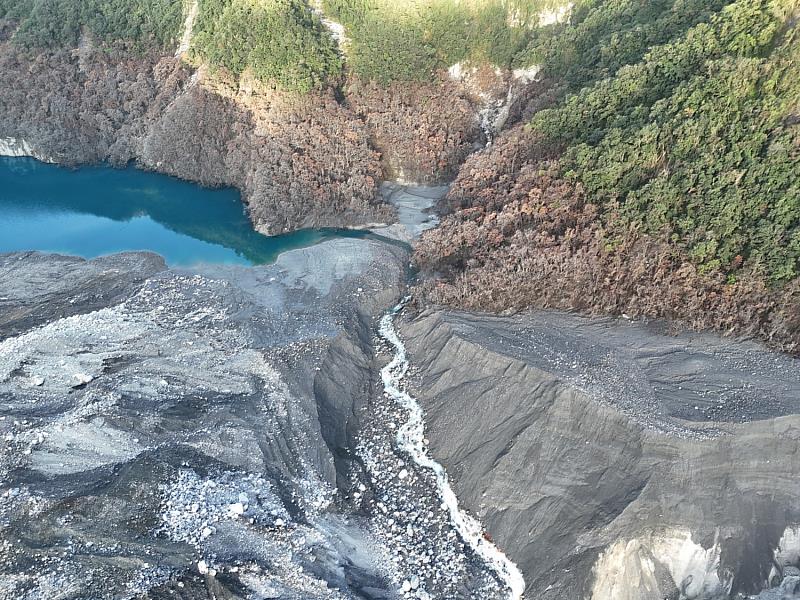 114/11/9馬太鞍溪堰塞湖（上午7時攝）