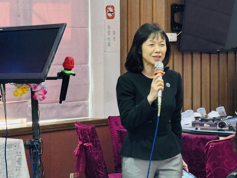 基隆市實踐大學校友會黃麗貞會長致詞