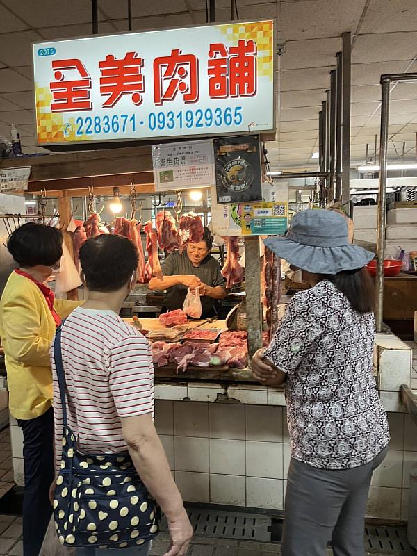 安平公有零售市場豬肉攤營業情形
