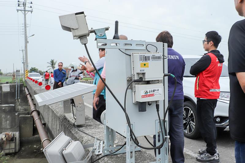 鳳凰颱風逼近，翁章梁赴朴子視察防汛整備-5