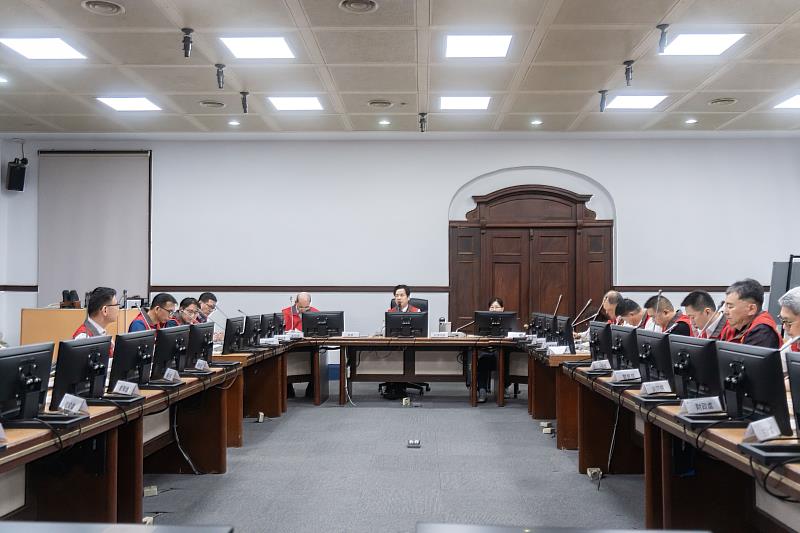 代理市長邱臣遠主持「新竹市非洲豬瘟災害應變中心會議」。