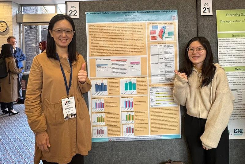 南大音樂系師生赴澳洲APSERM研討會 讓世界聽見臺灣音樂教育的聲音