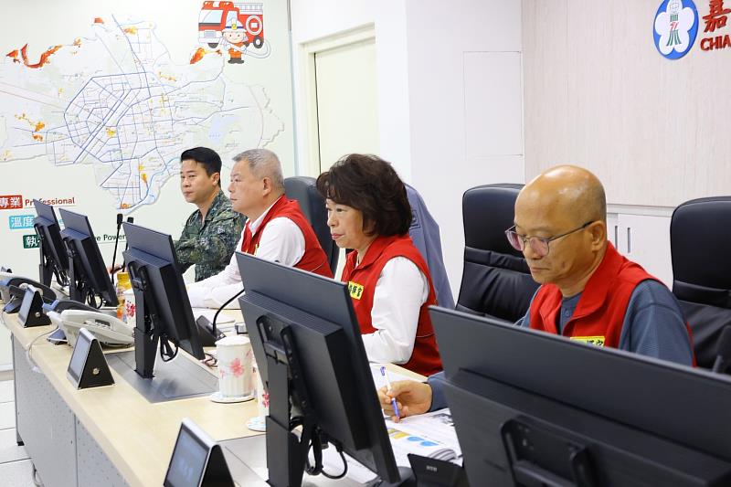 鳳凰颱風應變整備會議 黃敏惠市長：整合跨局處力量嚴陣以待