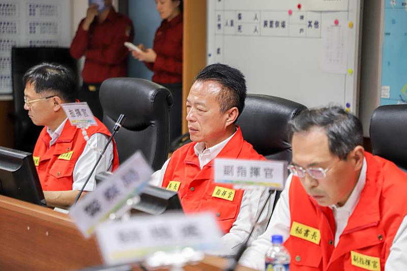 嘉義縣災害應變中心鳳凰颱風第1次工作會報-3