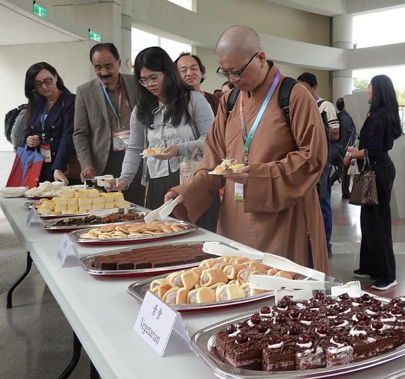 研討會第2天，點心及中餐均以素食供應。
