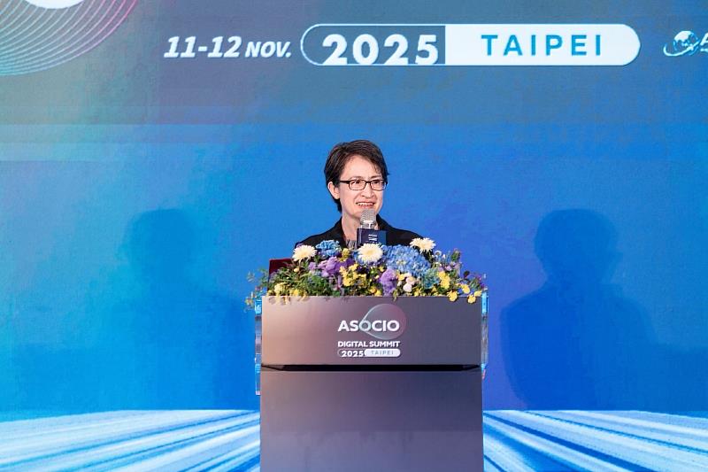 圖1：蕭美琴副總統指出，臺灣將以「AI新十大建設」為藍圖，結合半導體優勢與軟體創新能量，打造AI時代的全球夥伴。