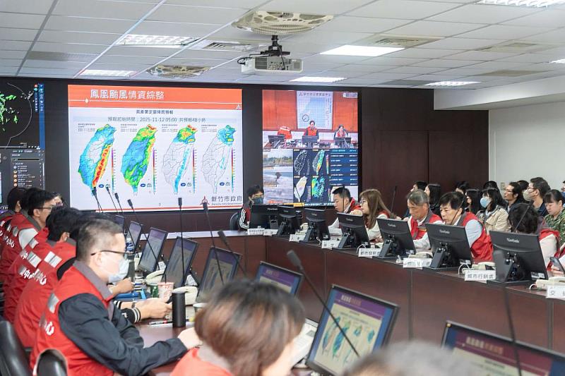 鳳凰防颱工作會議 竹市各單位嚴加戒備、加速排除災害