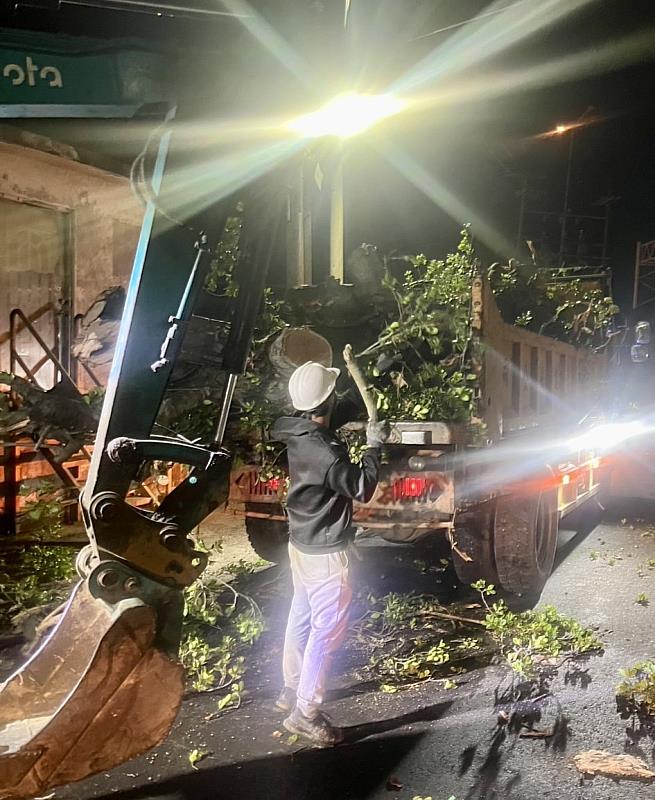 竹市共發生61起災情，均已迅速排除。