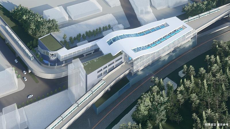 基隆捷運SB34站模擬圖