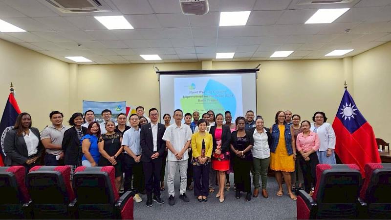 The Flood Warning Capacity Improvement for the Belize River Basin Project was jointly implemented by the TaiwanICDF, National Taiwan University, and the Belizean Ministry of Sustainable Development.