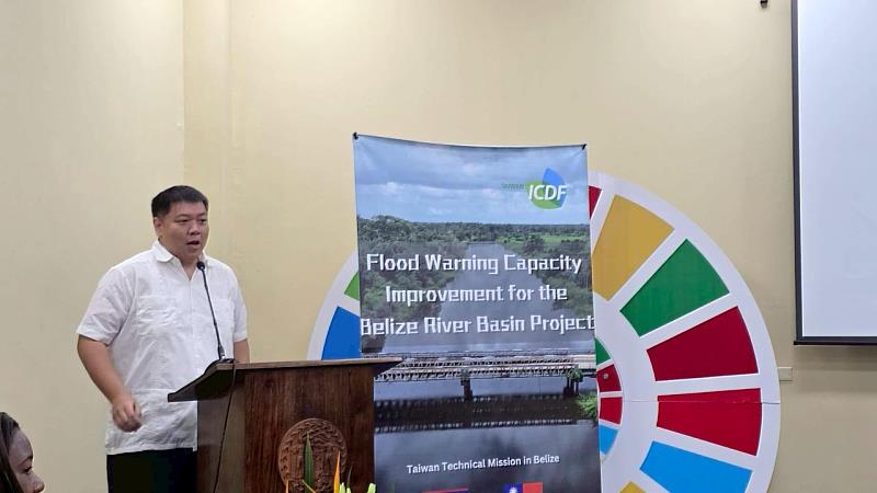 TaiwanICDF Project Manager Mr. Jui-Chun Tuan mentioned that, over the past 3 years, the team established 5 hydrological monitoring stations, produced flood potential maps for Belmopan, San Ignacio and the surrounding villages, and Belize City, and developed a flood early warning platform and alert notification system.
