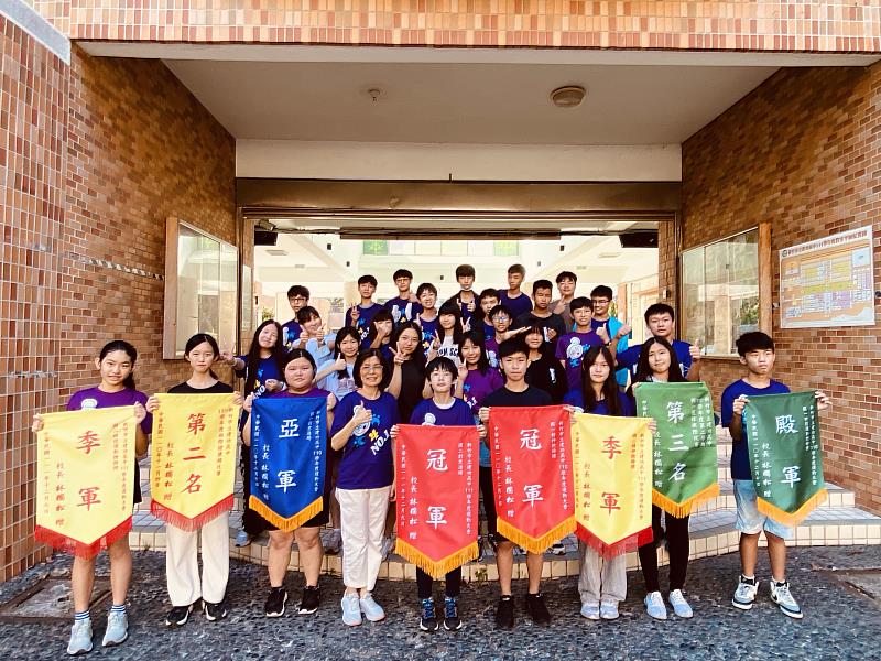 建功高中團隊士氣高昂，是各項比賽的常勝軍。