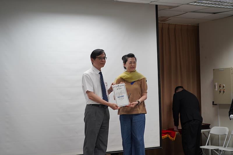 高雄市互愛關懷協會歐于菁理事期待透過高餐大的專業讓永續飲食理念走進社區與家庭。