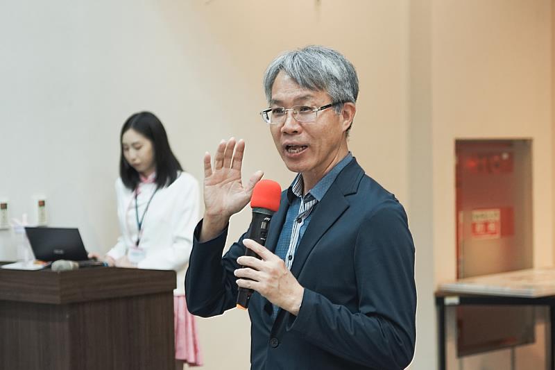 通識中心2025年成果展劉主任致詞。