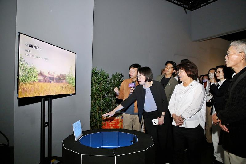 黃敏惠市長參觀互動式展覽