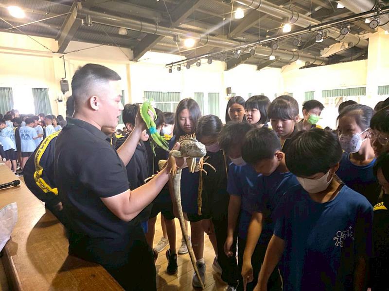 嘉義縣政府入校推廣野生動物及外來入侵種教育