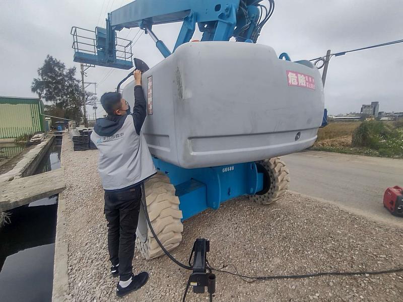 檢測施工機具排氣濃度