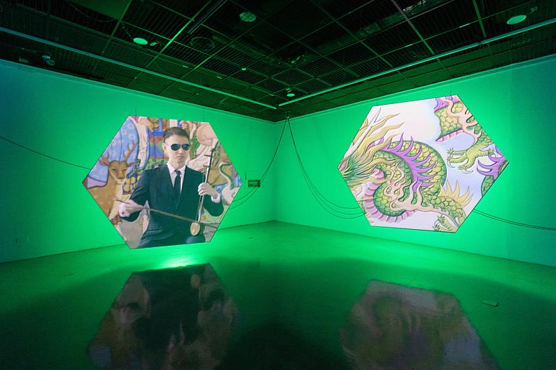 致穎，〈鏈結〉作品局部。