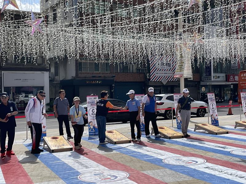 竹市首屆全國布袋球競賽活動照。