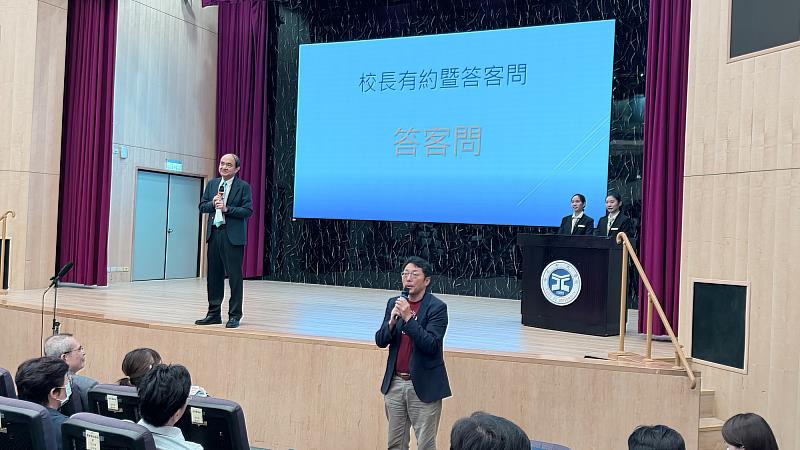 元智大學梁韵嘉國際長進行國際交流分享。