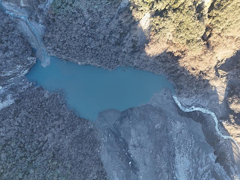 114年11月17日馬太鞍溪堰塞湖1空拍