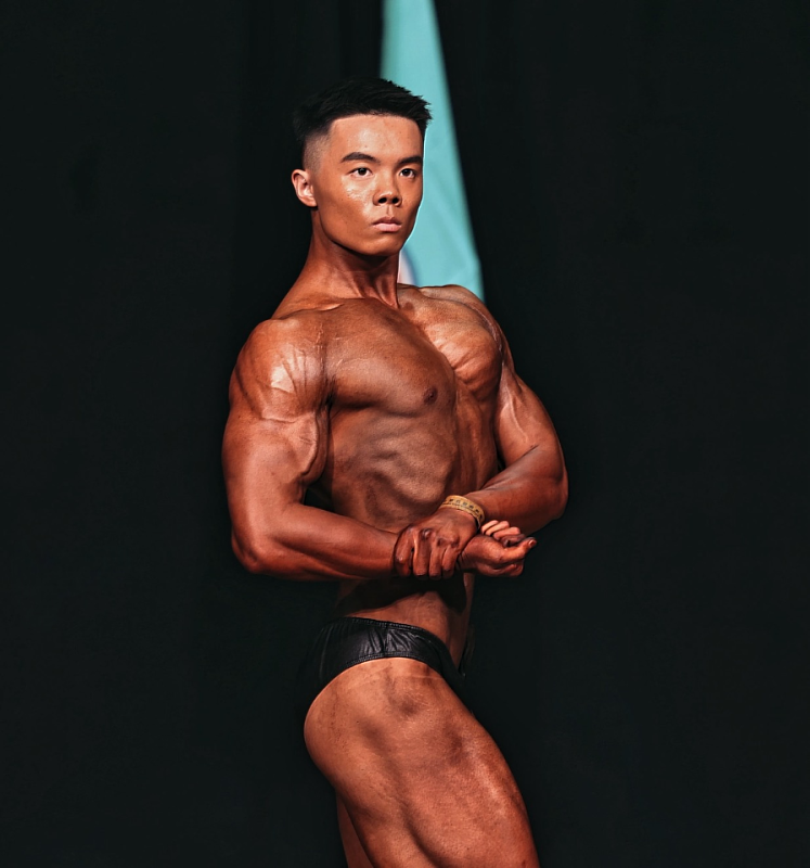 楊承勳在競賽上展現力與美。（楊承勳提供）