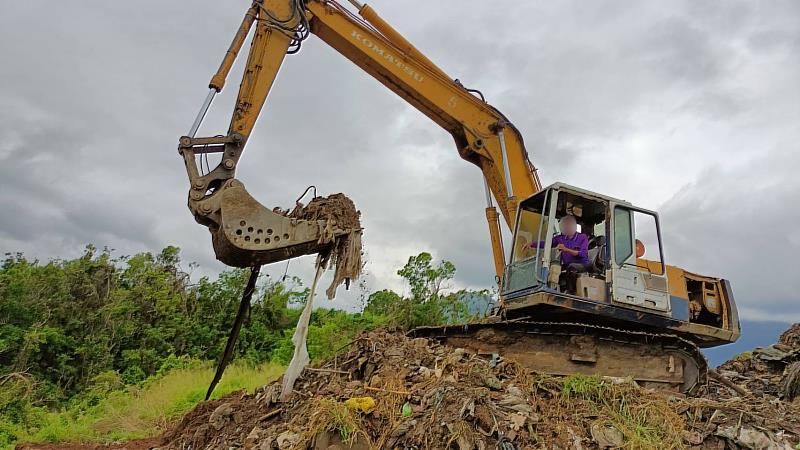 非法傾倒棄置、掩埋廢棄物 臺東縣政府強力移送法辦