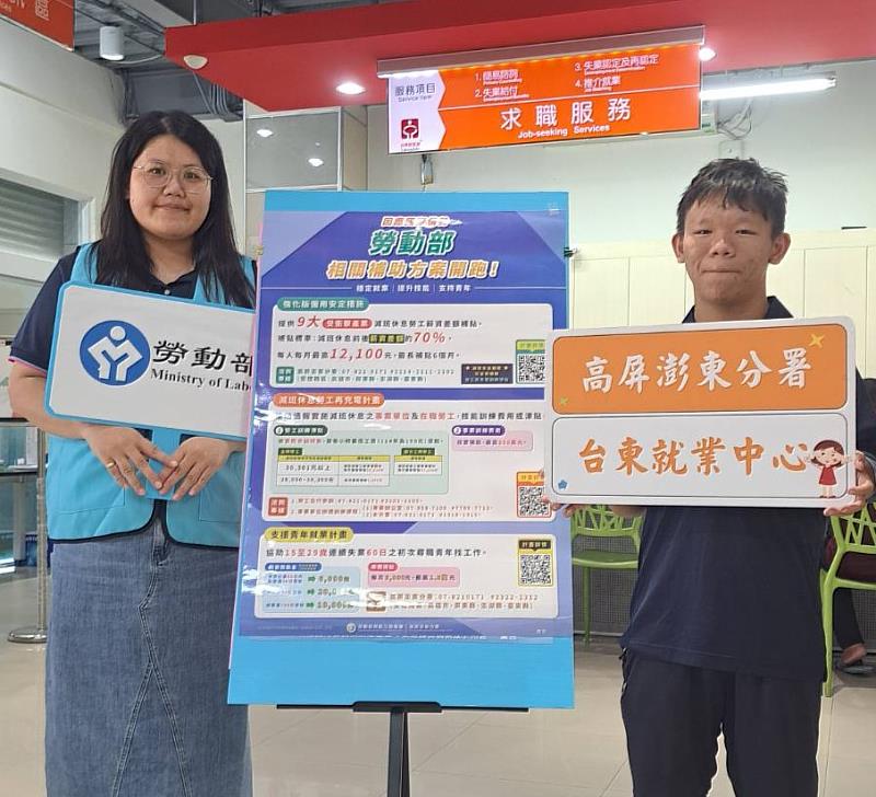 勞動部推出「支援青年就業計畫」。凡15至29歲本國籍青年，未在學且未就業連續達60日以上者，可申請尋職津貼及就業獎勵，最高可領新臺幣48,000元。該計畫提供就業輔導與協助，並給予津貼與獎勵，全力支援青年就業、提升職場適應力。