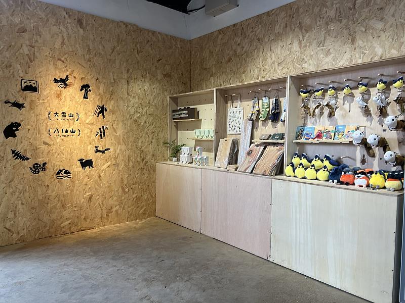 森chill選物店打卡牆。(照片:林業及自然保育署臺中分署)
