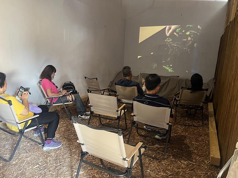 森林氣味體驗室。(照片:林業及自然保育署臺中分署)