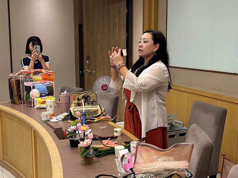 何若齊老師講解手作流程