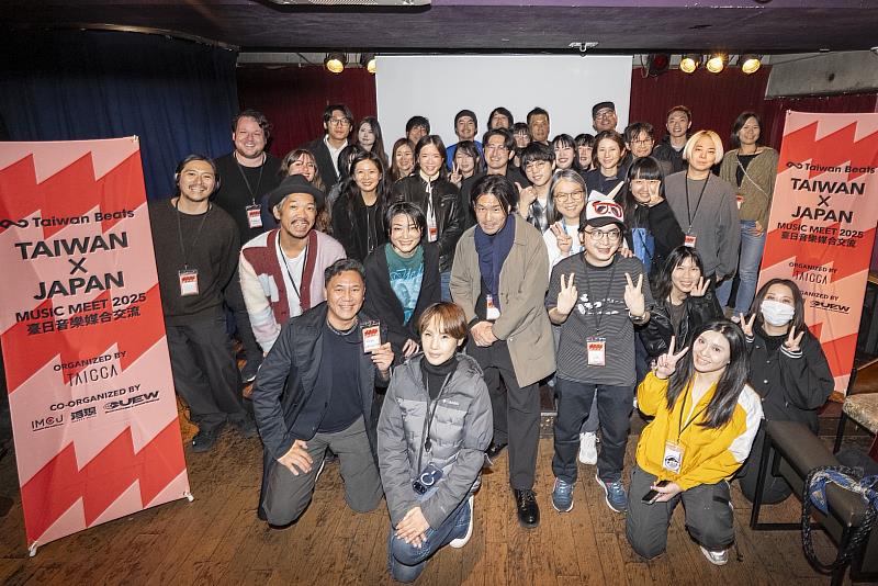 文策院自去年起辦理「臺日音樂媒合交流」，今年共有14家臺灣業者經徵選共同赴日參與。（文策院提供、西岡浩記攝）