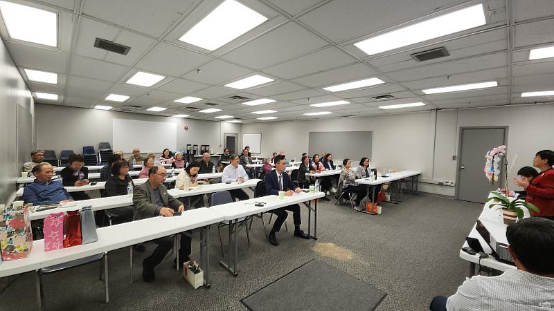 座談會現場一景。