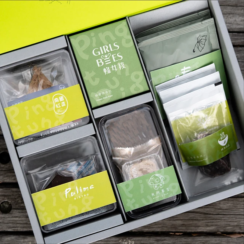 永續禮盒內部照。（照片來源：LINE官方）