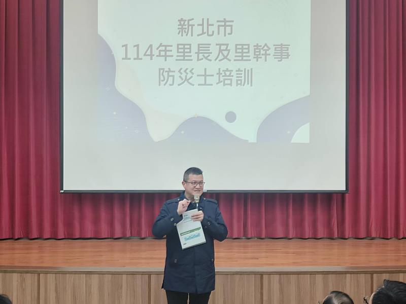 內政部政務次長馬士元致詞。