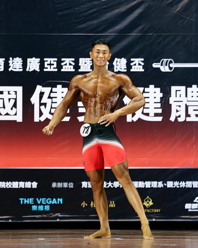 城市科大休閒事業系學生全國健美賽事表現亮眼。