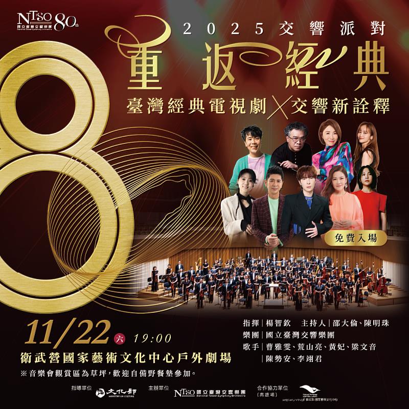 11月22日《NTSO交響派對-重返經典》主視覺。