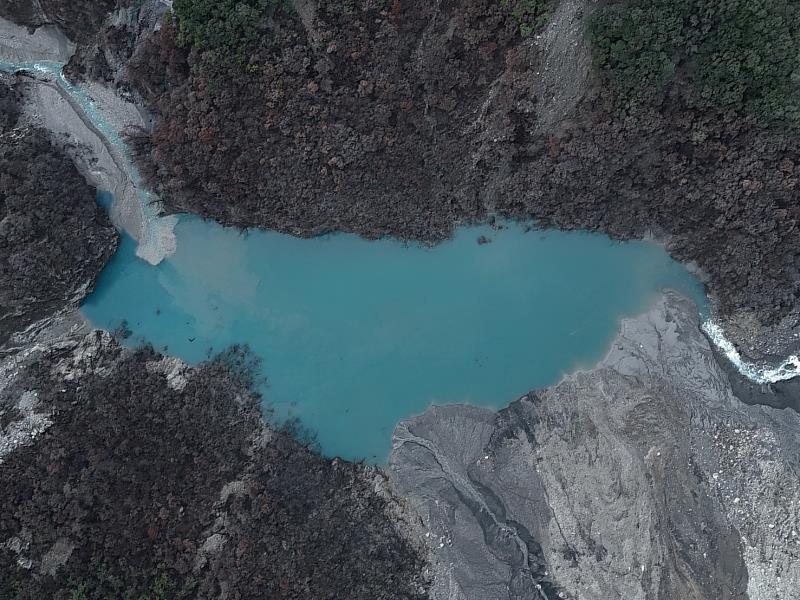 114年11月21日馬太鞍溪堰塞湖1空拍。