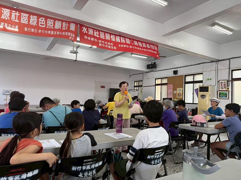 新竹市水源社區共耕共食，實踐永續生活傳遞愛。