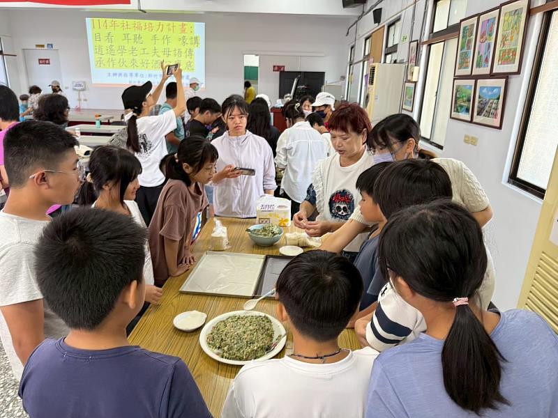 新竹市水源社區共耕共食，實踐永續生活傳遞愛。
