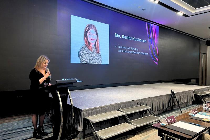 Aalto芬蘭阿爾托大學Kerttu Kuokonen執行長簡報。