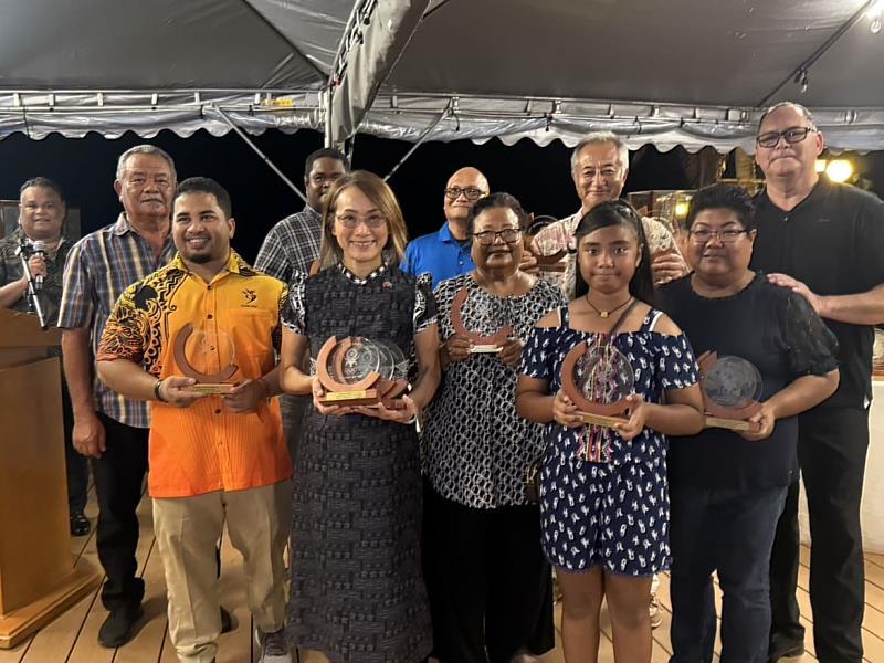 駐帛琉大使館另在單項運動項目田徑、桌球獲頒「年最佳度贊助者獎」，為唯一獲表揚感謝之大使館。